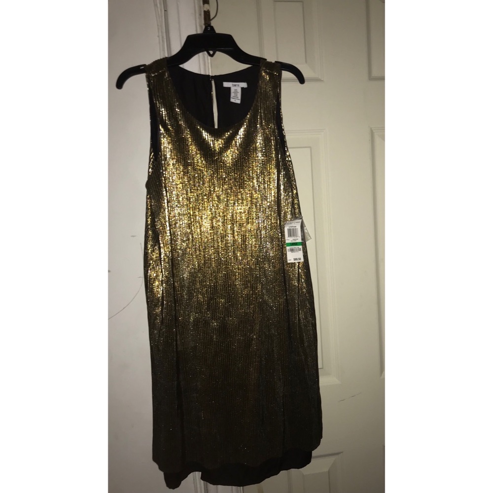 bar lll golden dress